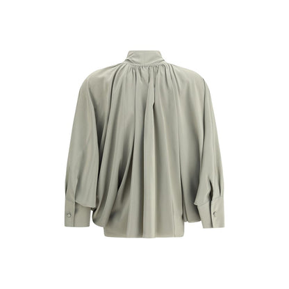 Bicolor Silk Blouse
