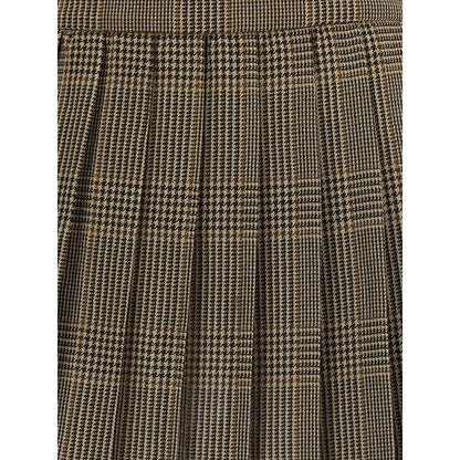 miniskirt with Prince of Wales motif