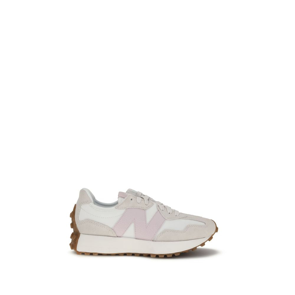 Beige Polyamide Athletic Sneakers