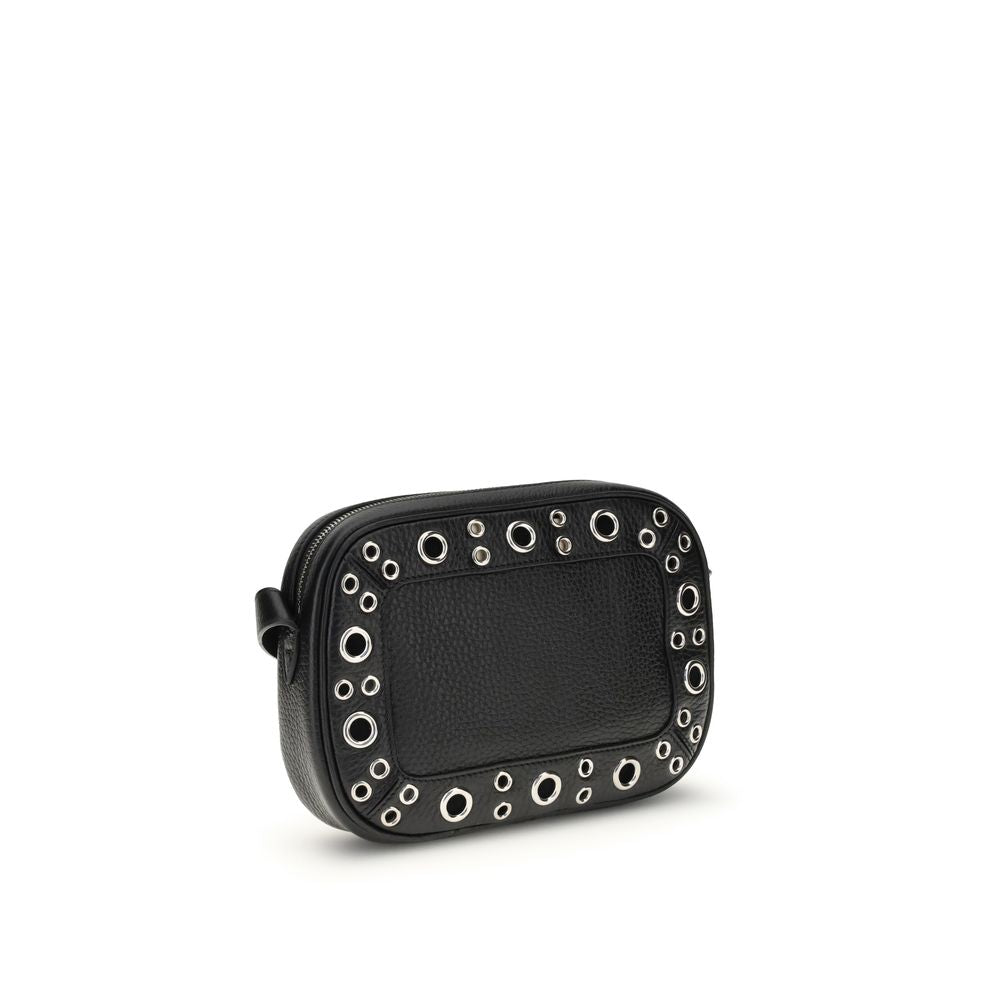 Black Leather Shoulder Bag
