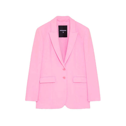 Pink Polyester Blazer