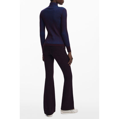 Brown Polyester Women Sweater