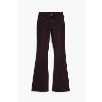 Purple Cotton Women Jeans