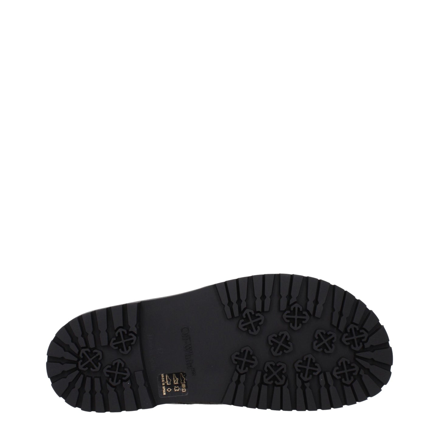 Green Fabric Flat Sandals