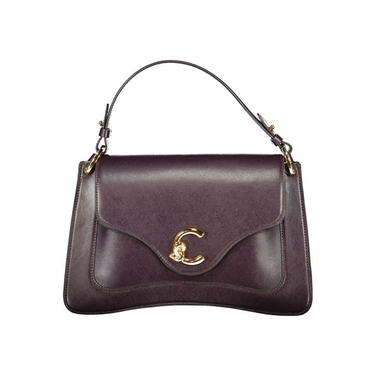 Purple Leather Handbag