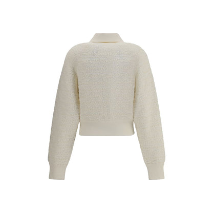 White Viscose Bomber