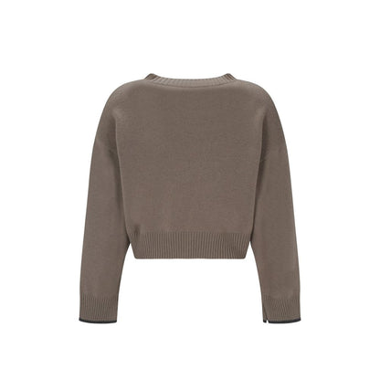 Beige Cashmere Cashmere Sweater