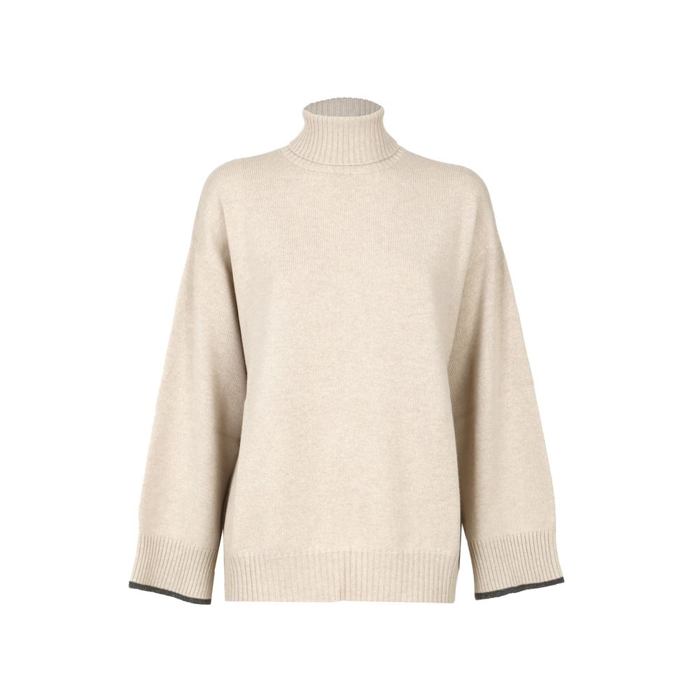 Beige Cashmere Cashmere Sweater