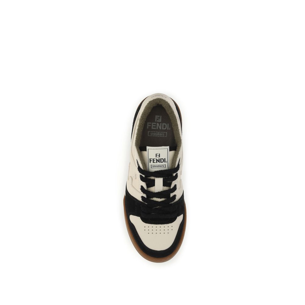 Black Calf Leather Bos Taurus Low Top Sneakers