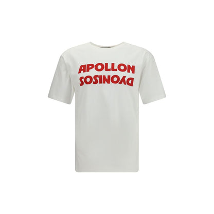 Cotton T-shirt with Apollo Dyonisos graphic print