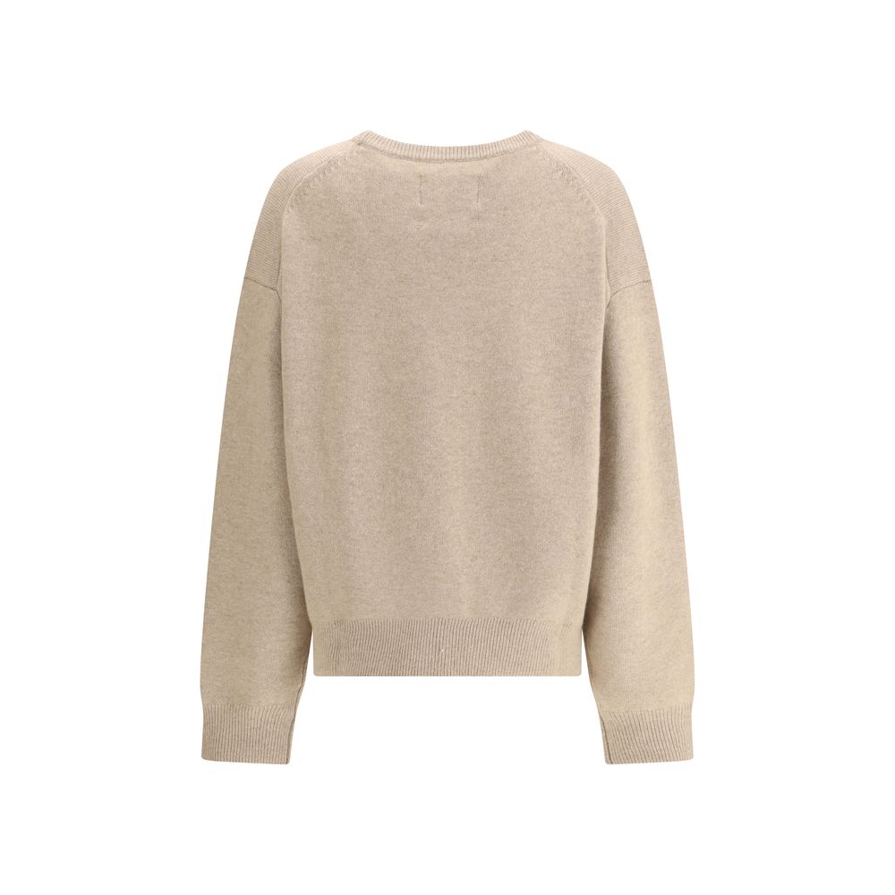 Beige Cashmere Cashmere Sweater