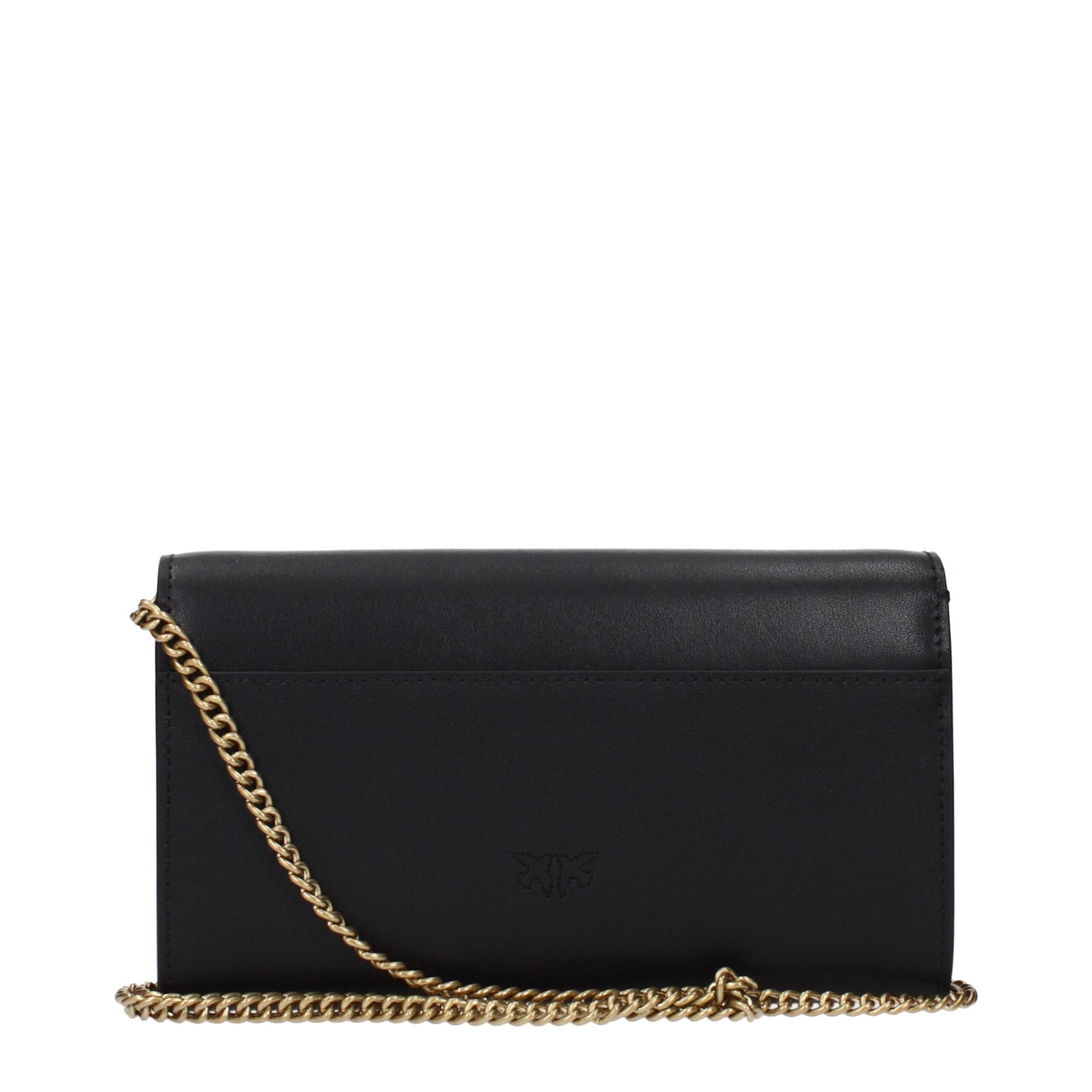 Black Leather Clutch Bag