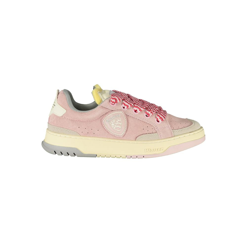 Pink Polyester Sneaker