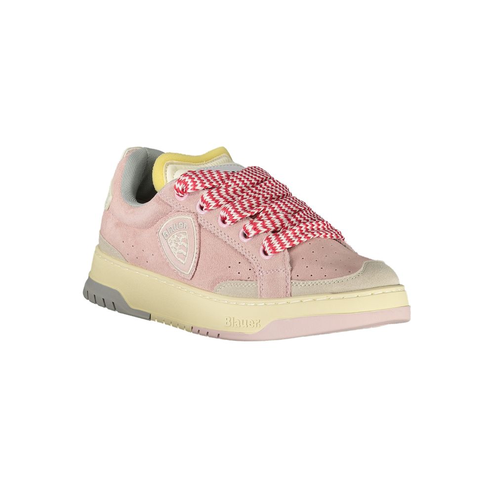 Pink Polyester Sneaker