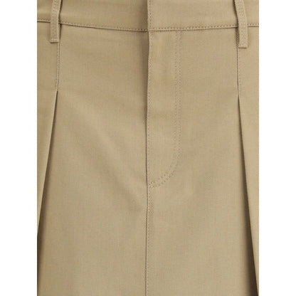 Pleated cotton short Skirt