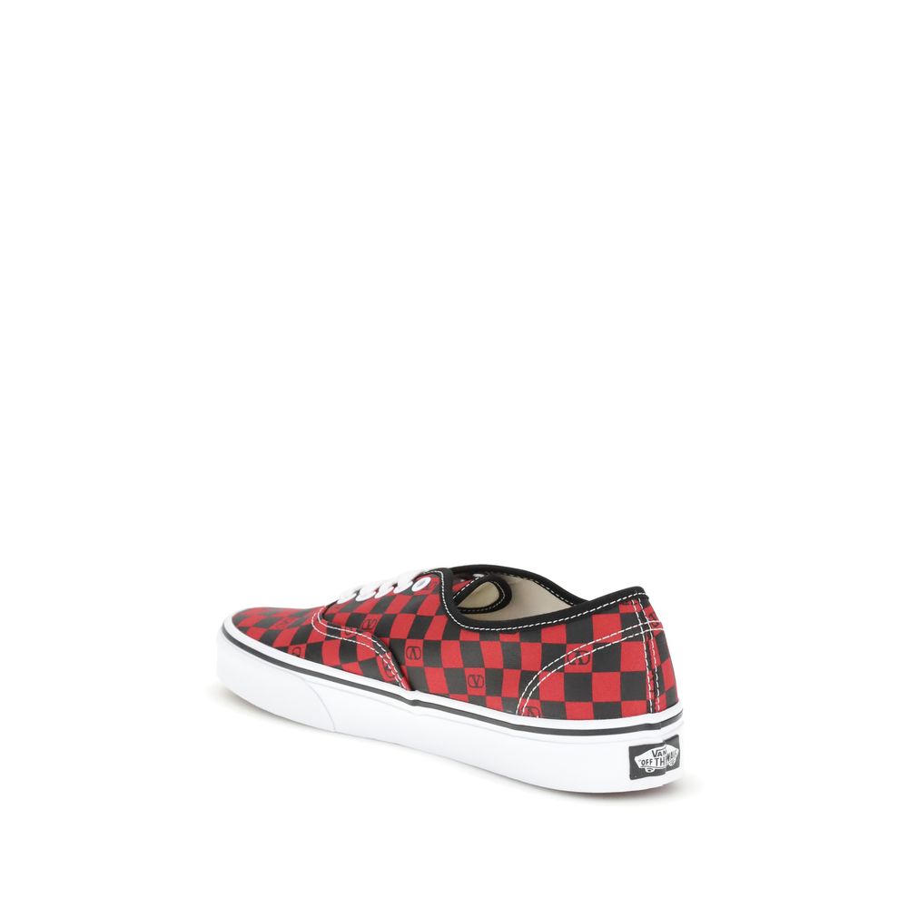Multicolor Cotton Low Top Sneakers