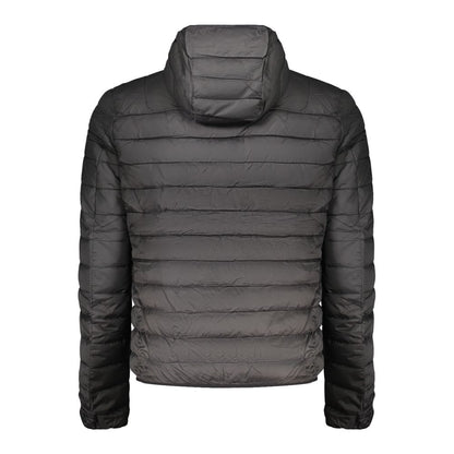 Black Polyester Jackets & Coat
