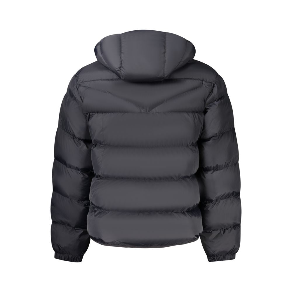 Black Polyamide Men Jacket