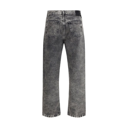 Five-pocket Jeans with mini studs