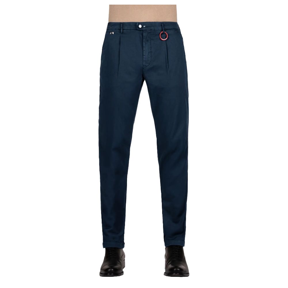 Blue Cotton Pant