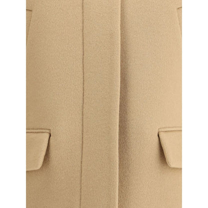 Beige Wool Clothing