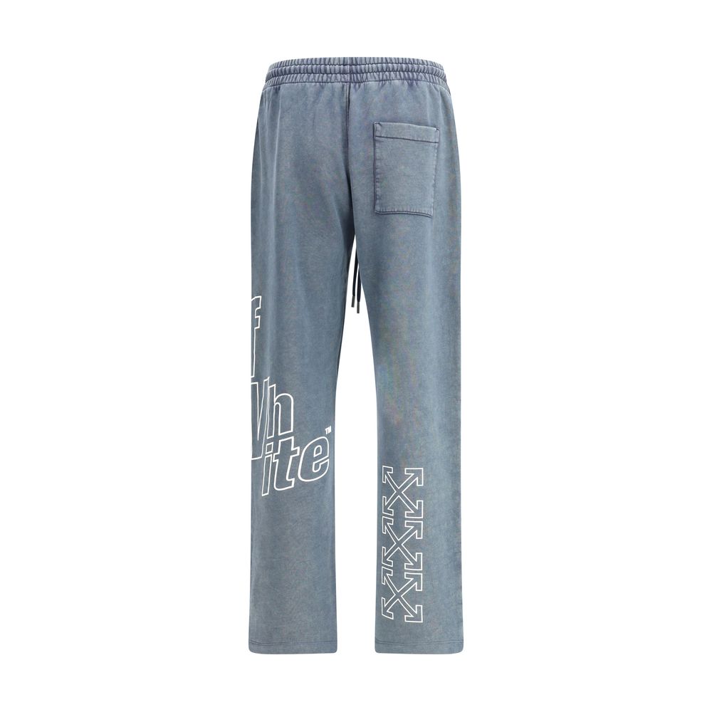 Blue Cotton Joggers (Workout Pants)