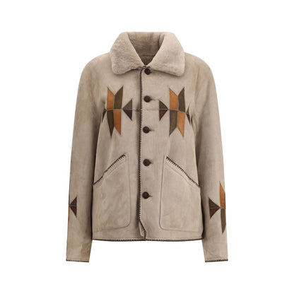 Reversible Rigel Suede Shearling Jacket
