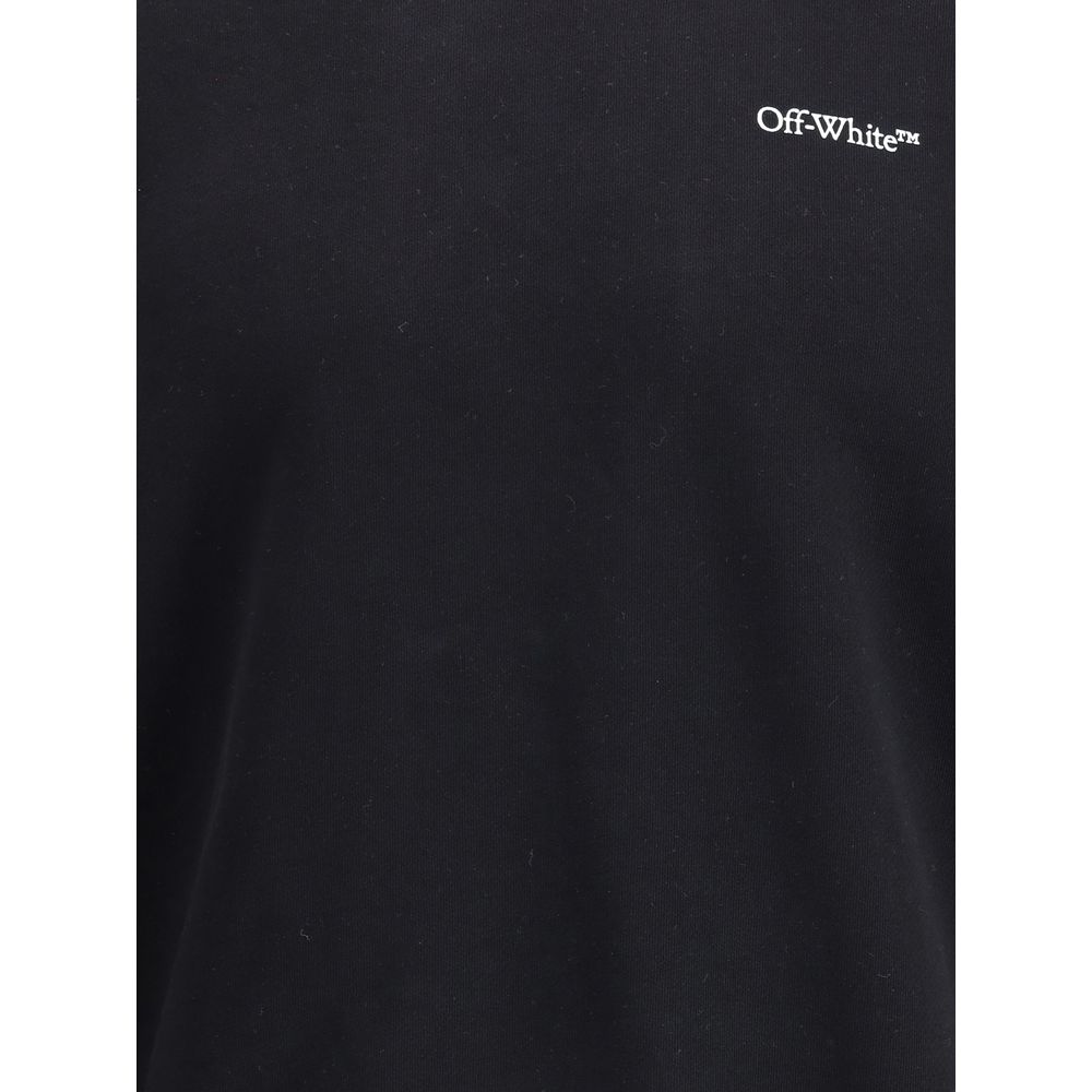 Black Cotton Sweatshirt