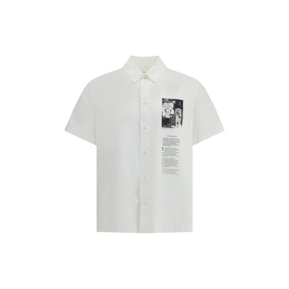 White Cotton Shortsleeve Shirt
