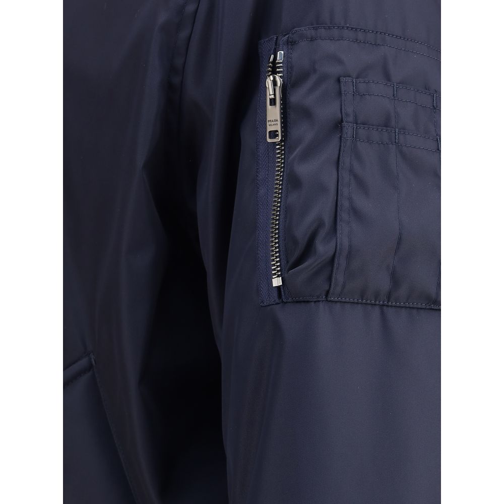 Bomber Jacket with rib-knit collar