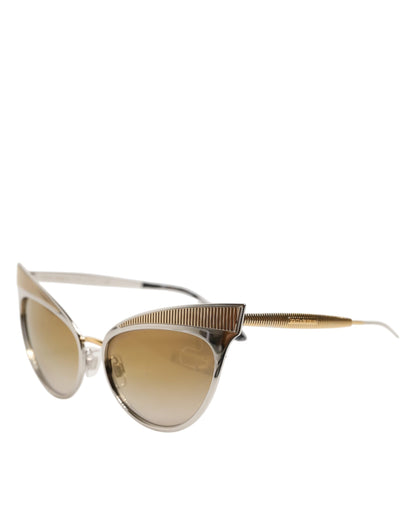 DG2178 Gold Metal Cat Eye Gradient Eyewear Sunglasses