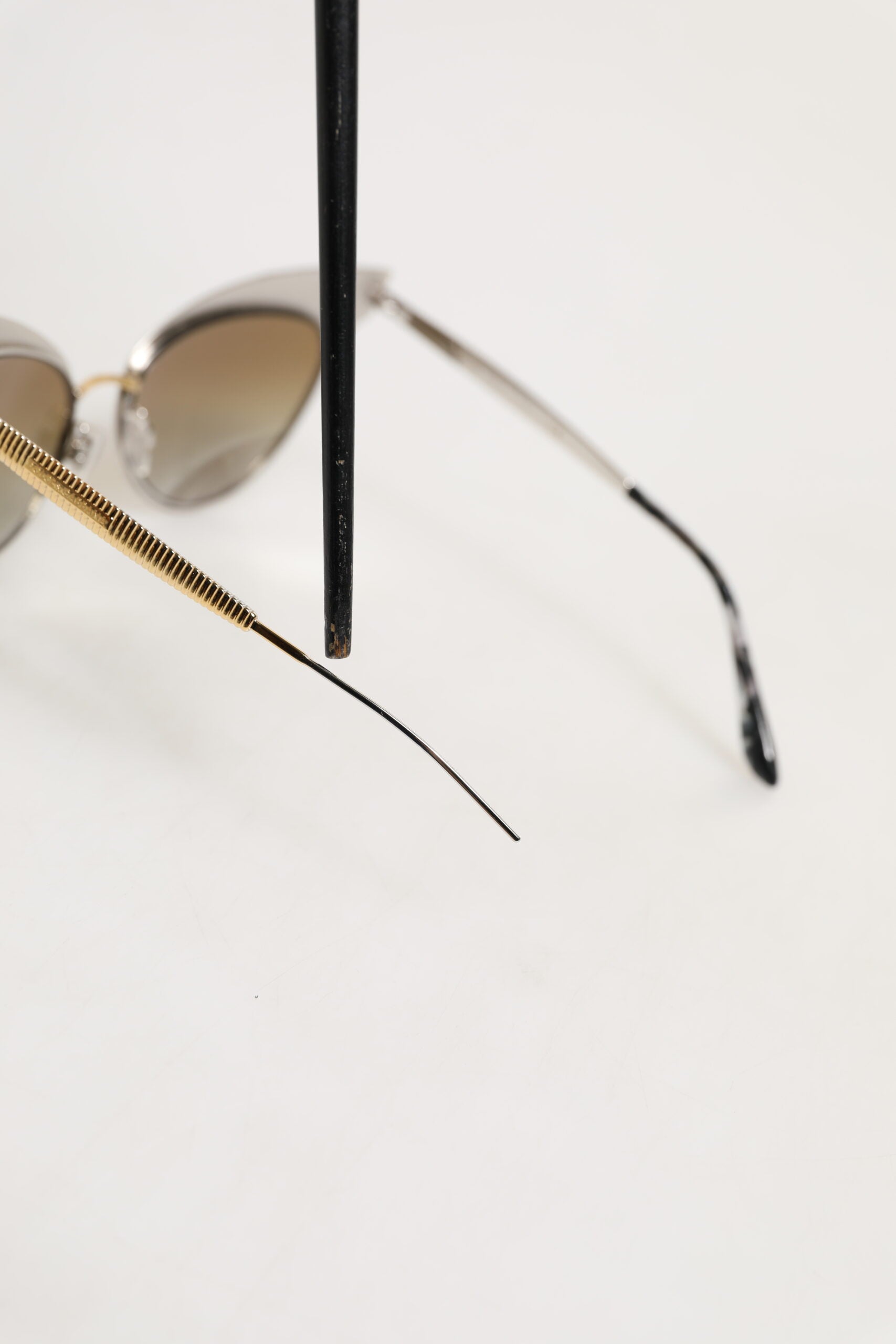 DG2178 Gold Metal Cat Eye Gradient Eyewear Sunglasses