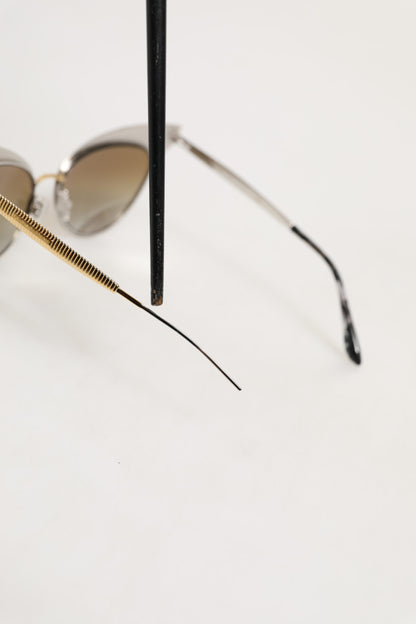 DG2178 Gold Metal Cat Eye Gradient Eyewear Sunglasses