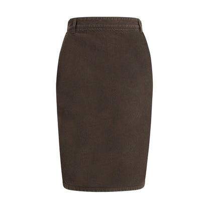 Denim Pencil Skirt