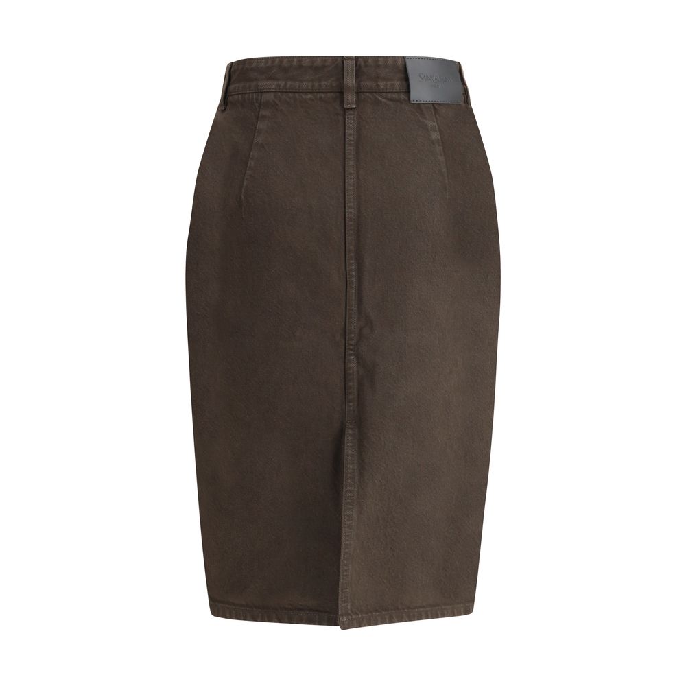 Denim Pencil Skirt