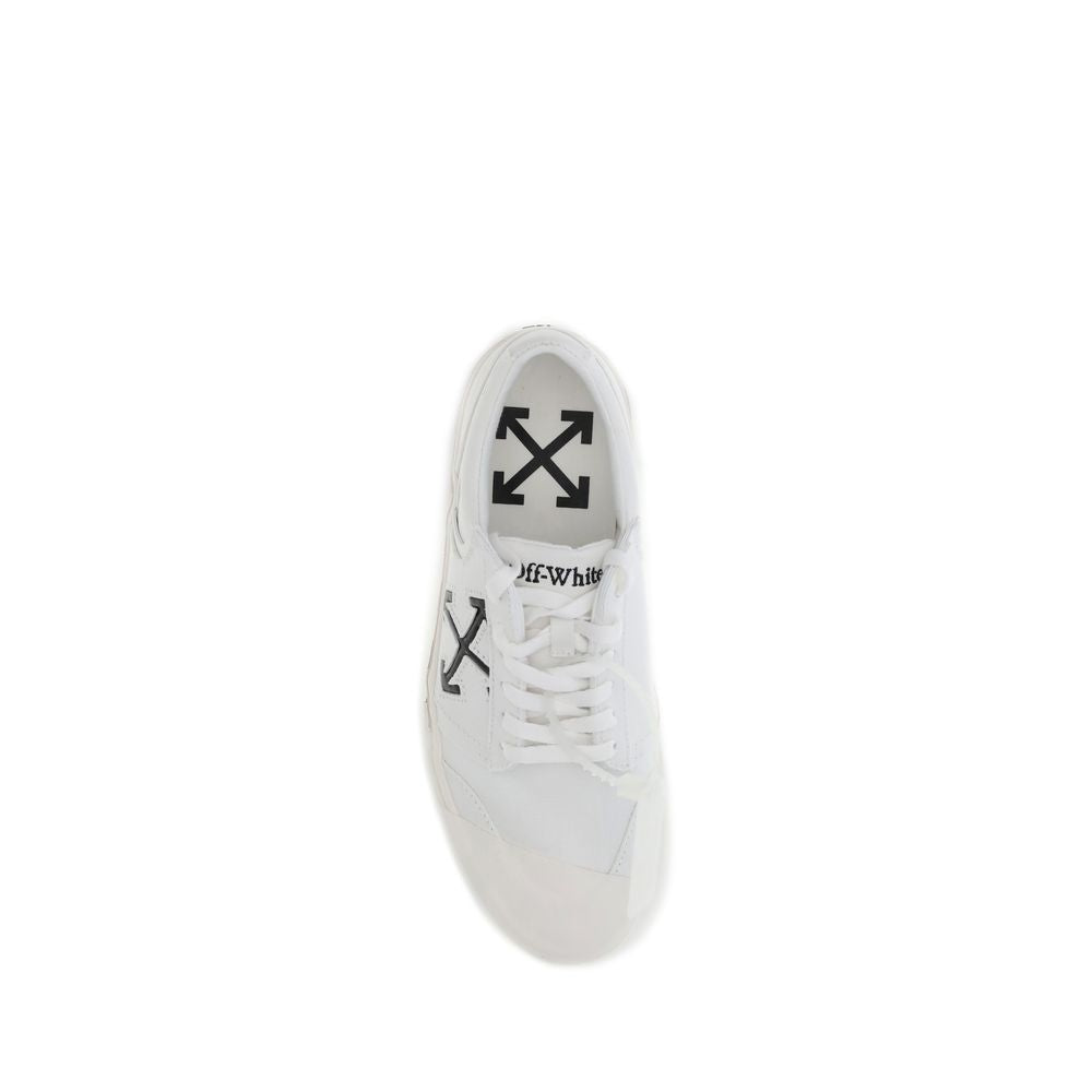 White Calf Leather Bos Taurus Low Top Sneakers
