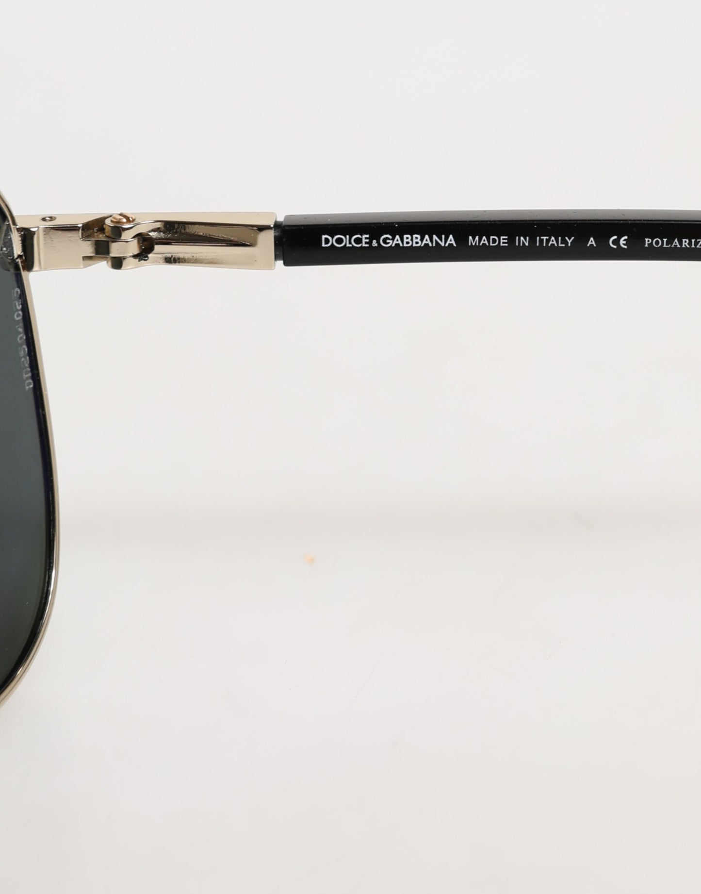 DG2106K Black Gold Plated Polarized MetalFrame Sunglasses