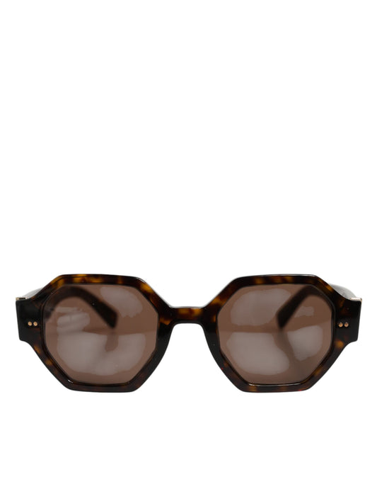 DG4379F Tortoiseshell Brown Acetate Geometric Shades Sunglasses