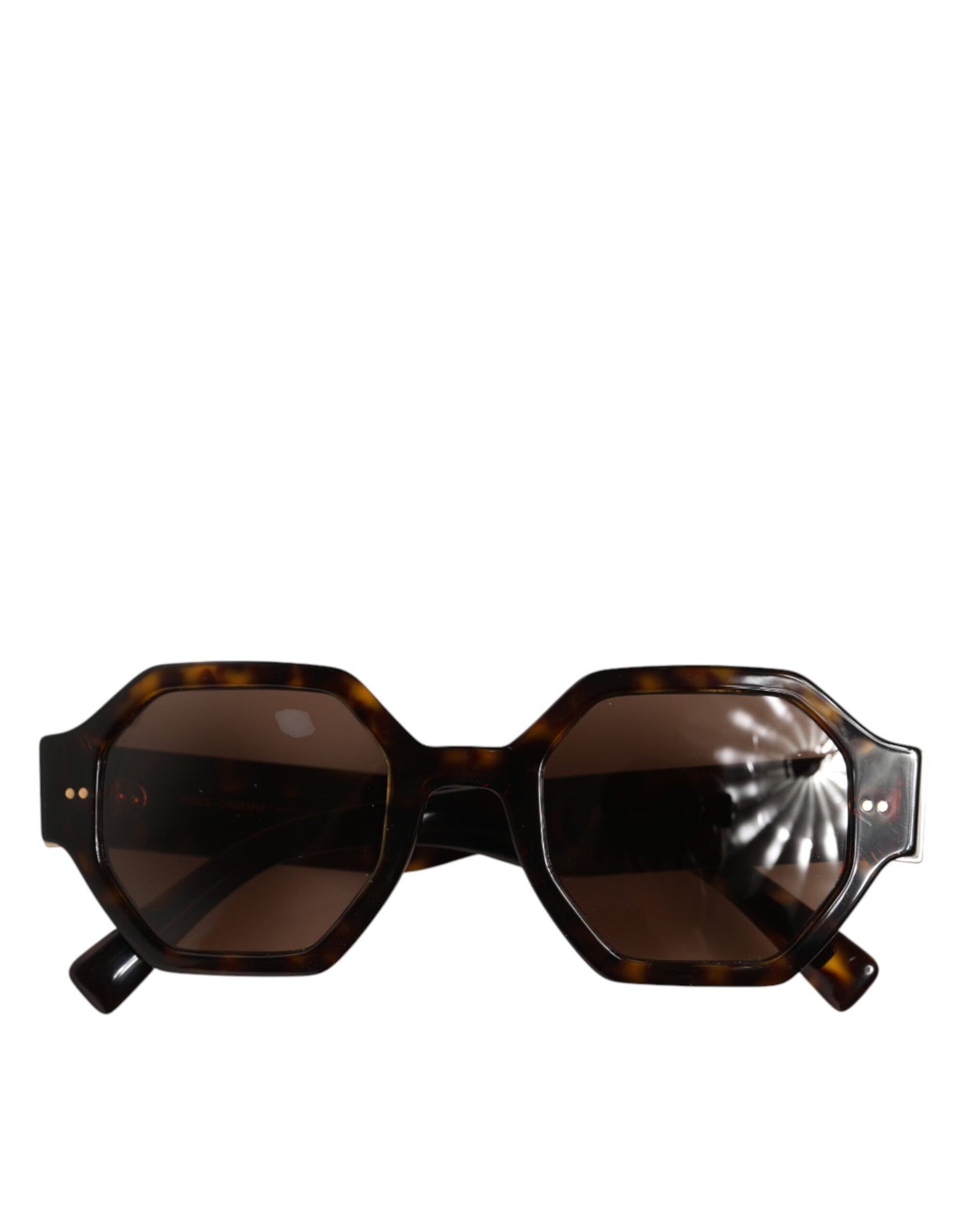 DG4379F Tortoiseshell Brown Acetate Geometric Shades Sunglasses