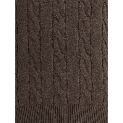 Braided Turtleneck Sweater