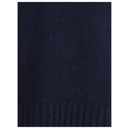 Blue Merino Wool Sweatshirt