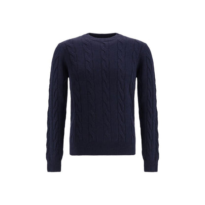Braided-effect crewneck Sweater