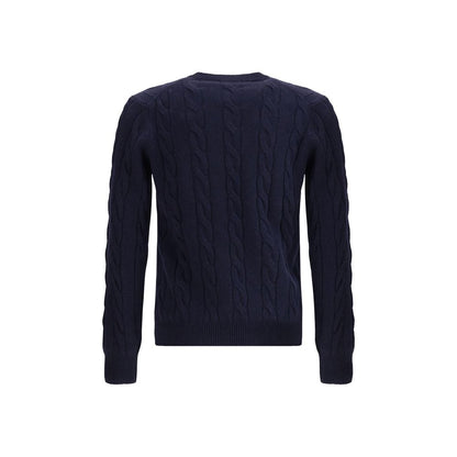 Braided-effect crewneck Sweater