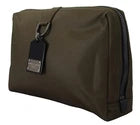 Green Nylon Logo Clutch Mens Bag Crossbody Shoulder