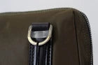 Green Nylon Logo Clutch Mens Bag Crossbody Shoulder