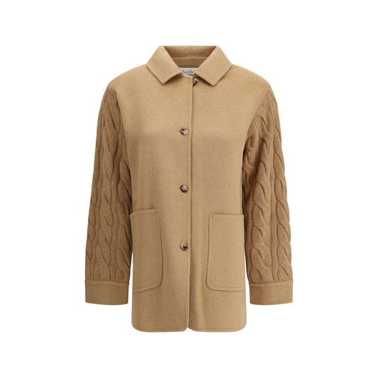 Double-breasted Jacket with contrasted sleeves