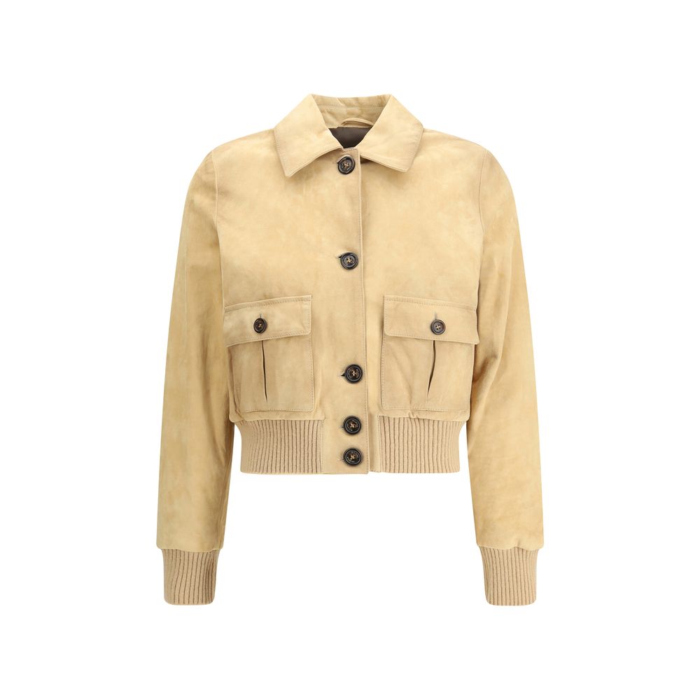 Suede leather Jacket