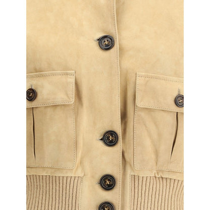 Suede leather Jacket