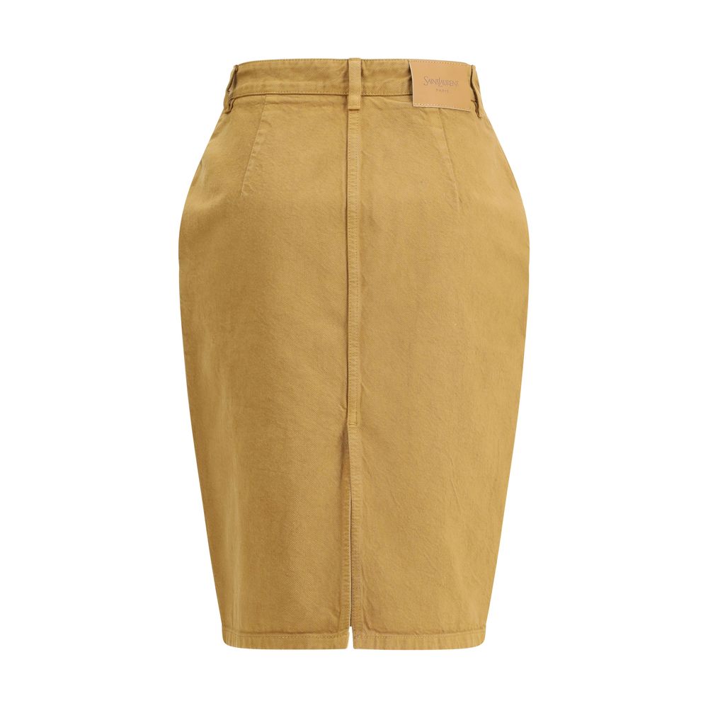 Denim Pencil Skirt