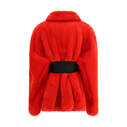 Wrap Faux Fur Coat